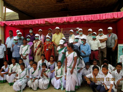Tata Voluntary Week - Activity at Rangapara HS School